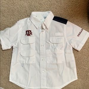 Texas A&M Toddler fishing shirt